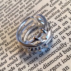 画像4: silver ring &wave design ring シルバーリング＆ウェーブデザインリング　シルバー925 (4)