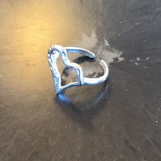 画像2: silver heart   design ring シルバーハートデザインリング　シルバー925 (2)