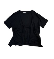 画像1: plain T-shirt　Tシャツ　ブラック (1)