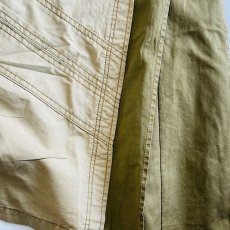 画像3: Redesign  military  skirt  リメイクミリタリースカート　ベイジュ＆オリーブ (3)
